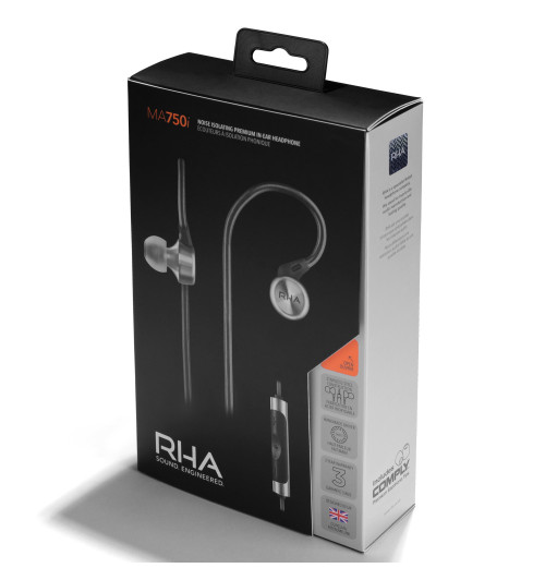 RHA Audio MA750i - Słuchawki dokanałowe z mikrofonem