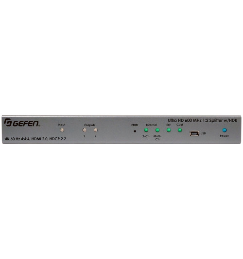 Gefen EXT-UHD600-12 - Rozdzielacz / splitter 1:2 4K HDMI