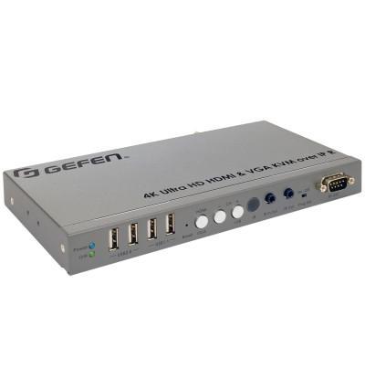 Gefen EXT-UHDV-KA-LANS-RX - Odbiornik systemu dystrybucji sygnału 4K Ultra HD HDMI i VGA KVM przez IP