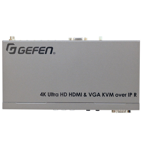 Gefen EXT-UHDV-KA-LANS-RX - Odbiornik systemu dystrybucji sygnału 4K Ultra HD HDMI i VGA KVM przez IP