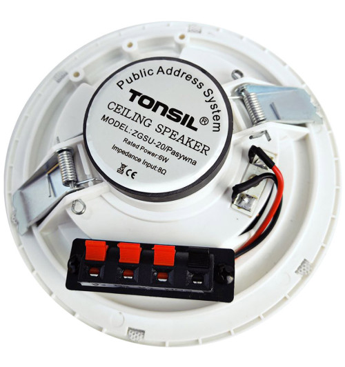 Tonsil ZGSU 20 Pasiv – Głośnik sufitowy do zabudowy