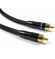 Melodika MD2RD25 Black Edition - Kabel 2x RCA 2.5 m