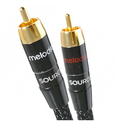 Melodika MD2RD70 Black Edition - Kabel 2x RCA 7 m