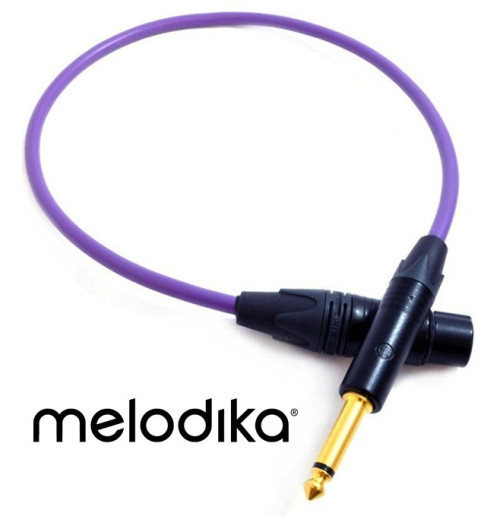 Kabel Jack 6.3mm - XLR 3pin Melodika MDJX