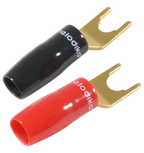 Melodika MDSPA16 - Pozłacany wtyk widełkowy Hi-Fi