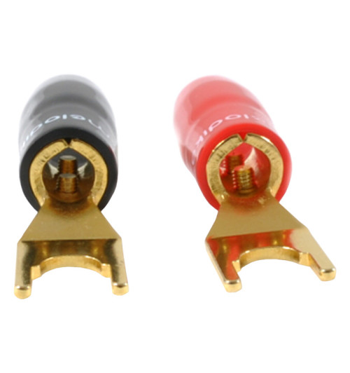 Melodika MDSPA16 - Pozłacany wtyk widełkowy Hi-Fi