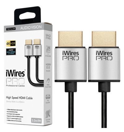 Techlink iWires Pro Slimline 711203 – Kabel HDMI 3m