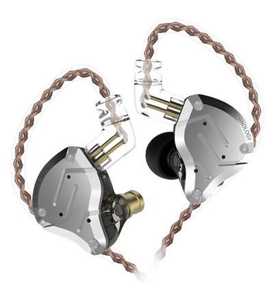 KZ ZS10 PRO - Hybrydowe słuchawki dokanałowe