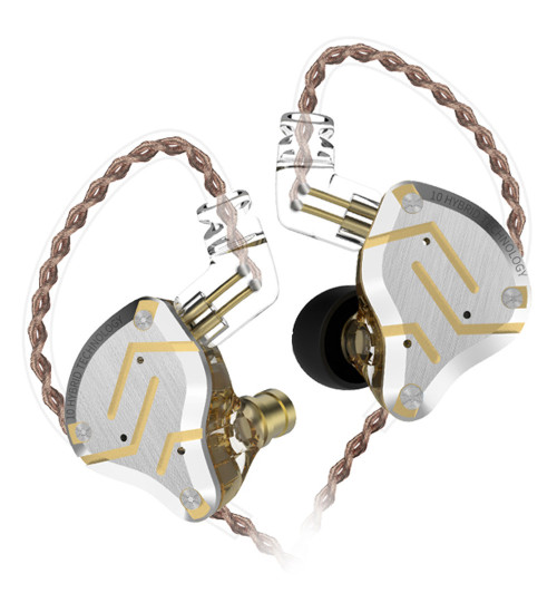 KZ ZS10 PRO - Hybrydowe słuchawki dokanałowe