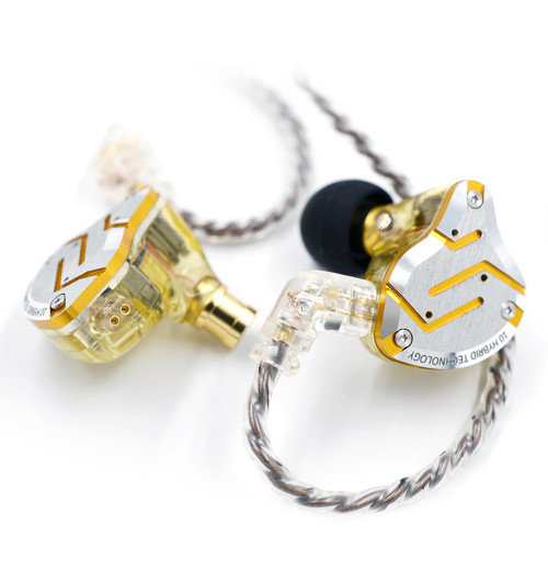 KZ ZS10 PRO - Hybrydowe słuchawki dokanałowe