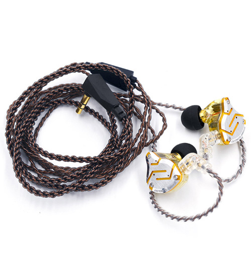 KZ ZS10 PRO - Hybrydowe słuchawki dokanałowe