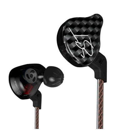 KZ ZST - Hybrydowe słuchawki dokanałowe IEM