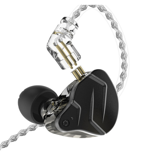 KZ ZSN PRO X - Hybrydowe słuchawki dokanałowe z mikrofonem