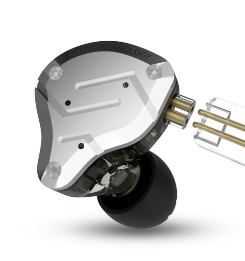 KZ ZS10 PRO - Hybrydowe słuchawki dokanałowe z mikrofonem