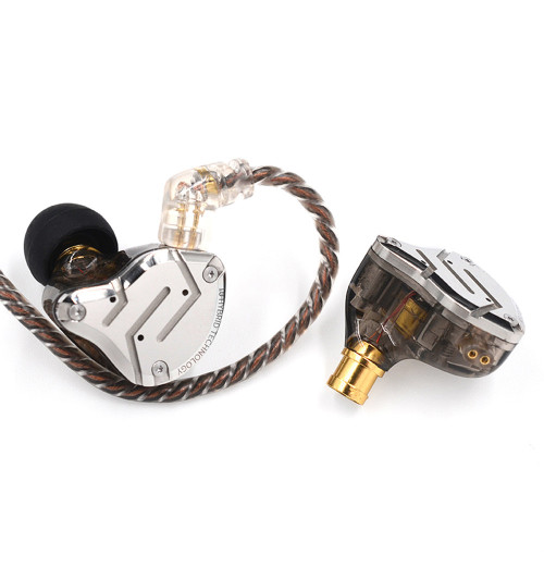 KZ ZS10 PRO - Hybrydowe słuchawki dokanałowe z mikrofonem