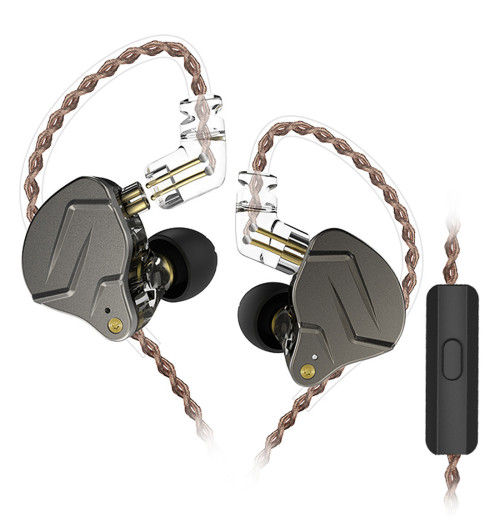 KZ ZSN PRO - Hybrydowe słuchawki dokanałowe z mikrofonem