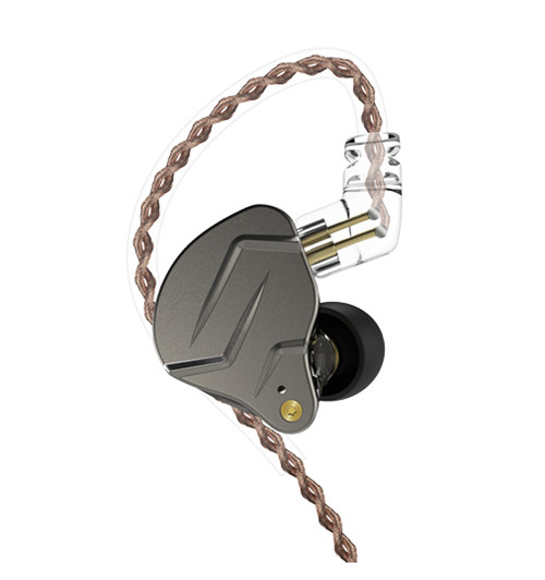 KZ ZSN PRO - Hybrydowe słuchawki dokanałowe z mikrofonem