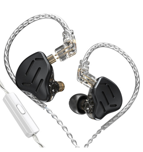 KZ ZAX - Hybrydowe słuchawki dokanałowe z mikrofonem