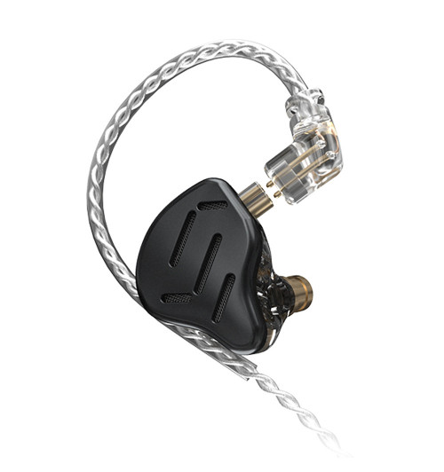 KZ ZAX - Hybrydowe słuchawki dokanałowe z mikrofonem