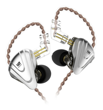 KZ ZSX - Hybrydowe słuchawki dokanałowe