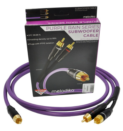 Melodika MDSWY10 kabel subwoofera typu Y - 1m