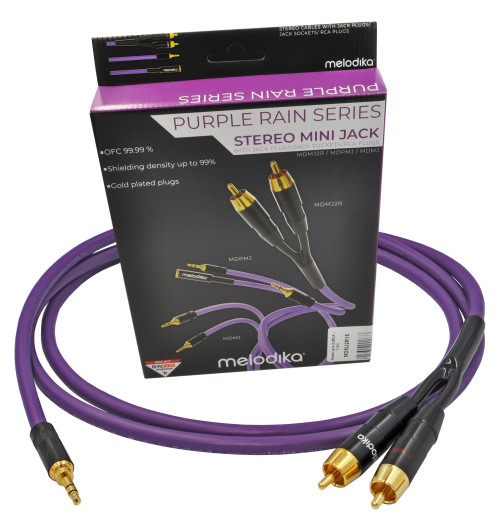 Melodika MDMJ2R170 - Kabel Jack 3.5mm - 2 RCA 17m