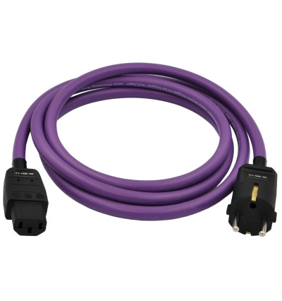 Melodika MDP25 Kabel zasilający z uziemieniem 2.5m Schuko-IEC C13