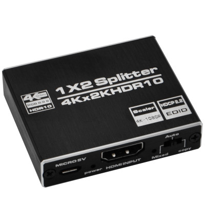 WireWay WW411012 - Rozgałęźnik splitter HDMI 4K