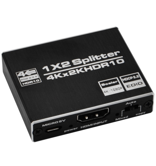 WireWay WW411012 - Rozgałęźnik splitter HDMI 4K