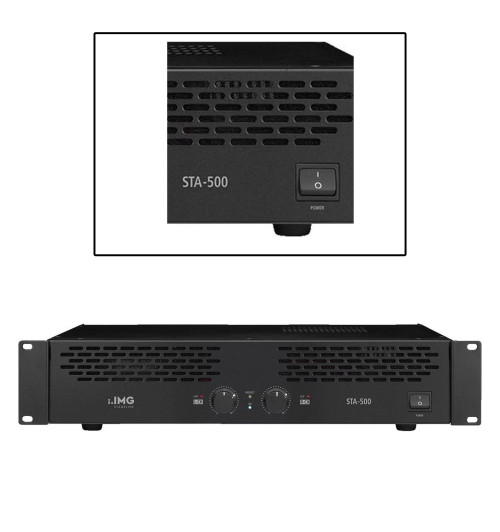 MONACOR STA-500 - Wzmacniacz analogowy, stereo