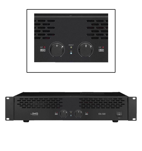 MONACOR STA-500 - Wzmacniacz analogowy, stereo