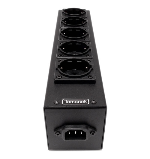 Tomanek TAP5S Slim – Listwa zasilająca z filtrem - 5 gniazd