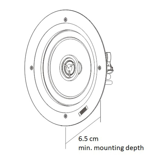 Taga Harmony TCW-480R SLIM – Głośniki instalacyjne, sufitowe (para)