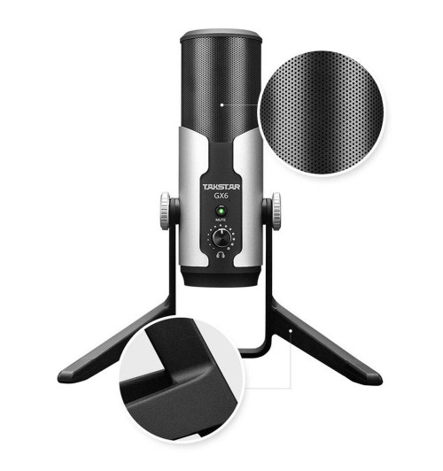 TAKSTAR GX6 – Mikrofon pojemnościowy stereo USB