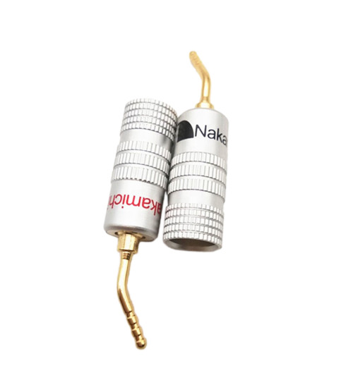 NAKAMICHI A03 - Wtyk głośnikowy bananowy szpilka 2 szt.