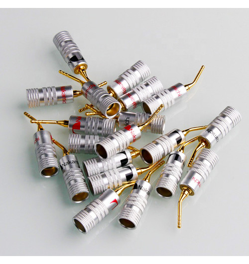 NAKAMICHI A03 - Wtyk głośnikowy bananowy szpilka 8 szt.