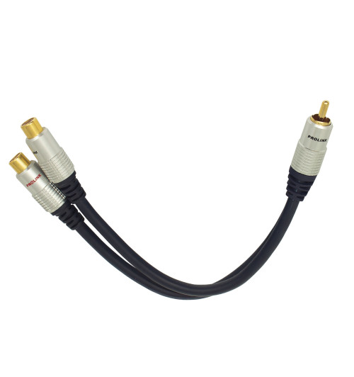 PROLINK ND248 - Rozgałęziacz RCA - 2xGN RCA 0.2 m