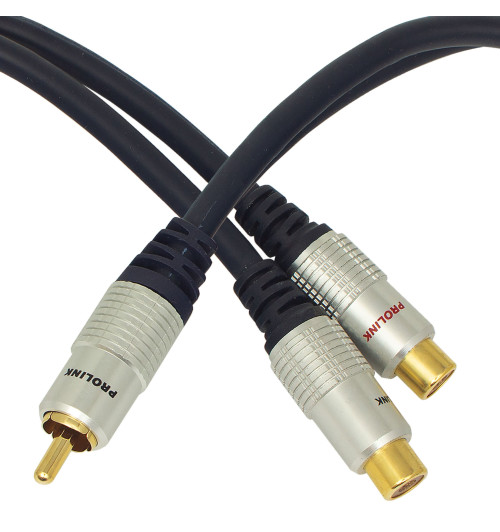PROLINK ND248 - Rozgałęziacz RCA - 2xGN RCA 0.2 m