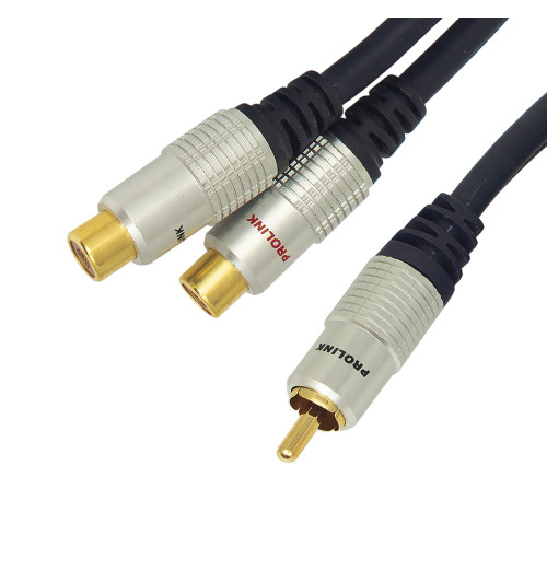 PROLINK ND248 - Rozgałęziacz RCA - 2xGN RCA 0.2 m