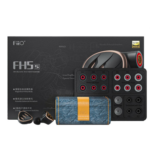 FiiO FH5S - Audiofilskie słuchawki dokanałowe