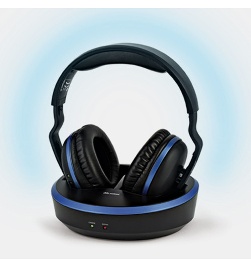 Meliconi HP COMFORT - Bezprzewodowe słuchawki nauszne do telewizora