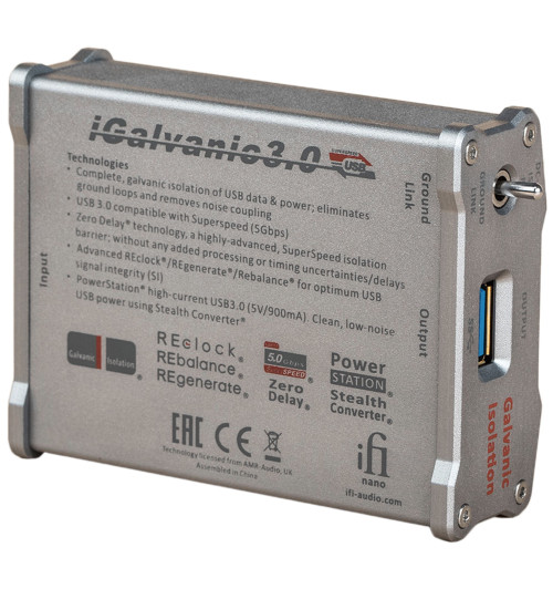 iFi Audio iGalvanic3.0 - Izolator galwaniczny USB 3.0 B - A
