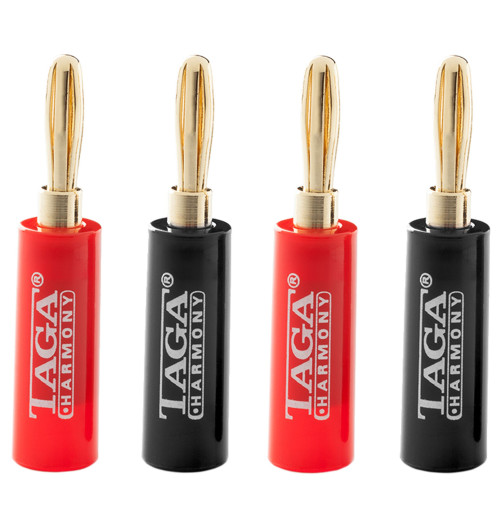 Taga Harmony TCB-001 – Wtyki bananowe zestaw 4 sztuk