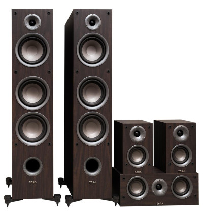 Taga Harmony TAV 5.0: TAV-507F + C + S – Zestaw kolumn kina domowego