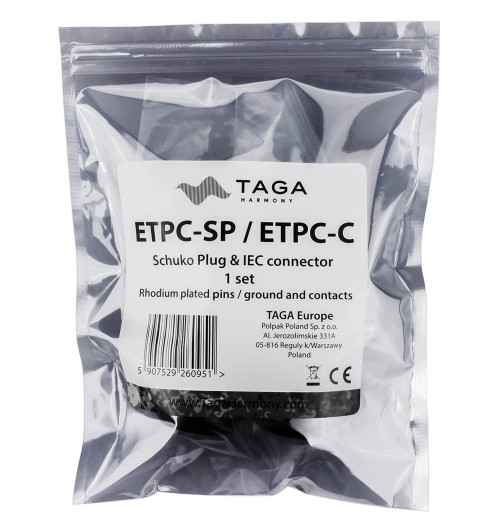 Taga Harmony ETPC-SP / ETPC-C - Zestaw wtyczka Schuko i złącze IEC