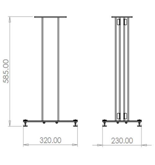 Klipsch The Fives: The Stands – Stojaki do kolumn podstawkowych (para)