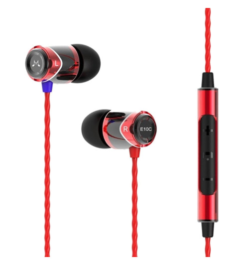 SoundMagic E10C - Słuchawki dokanałowe z pilotem i mikrofonem