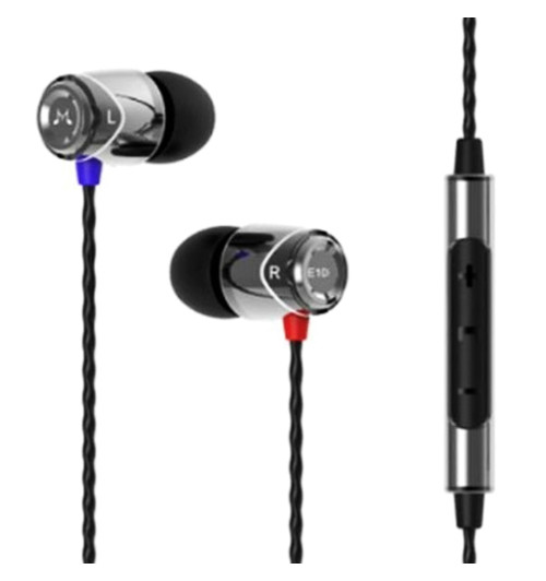 SoundMagic E10C - Słuchawki dokanałowe z pilotem i mikrofonem