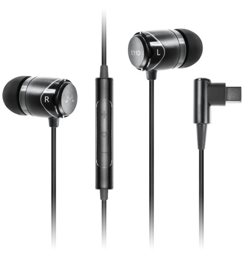 SoundMagic E11D - Słuchawki dokanałowe z pilotem, mikrofonem i złączem USB-C
