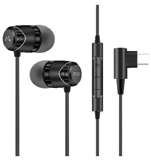 SoundMagic E11D - Słuchawki dokanałowe z pilotem, mikrofonem i złączem USB-C